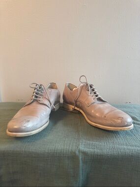 Church’s classic “Sabrina” tie shoe, grey, women’s size 40, US 9.5